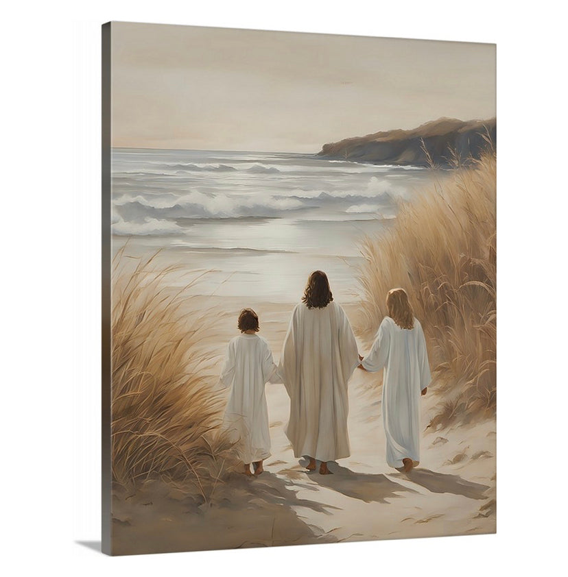 Footprints Of Faith - Canvas