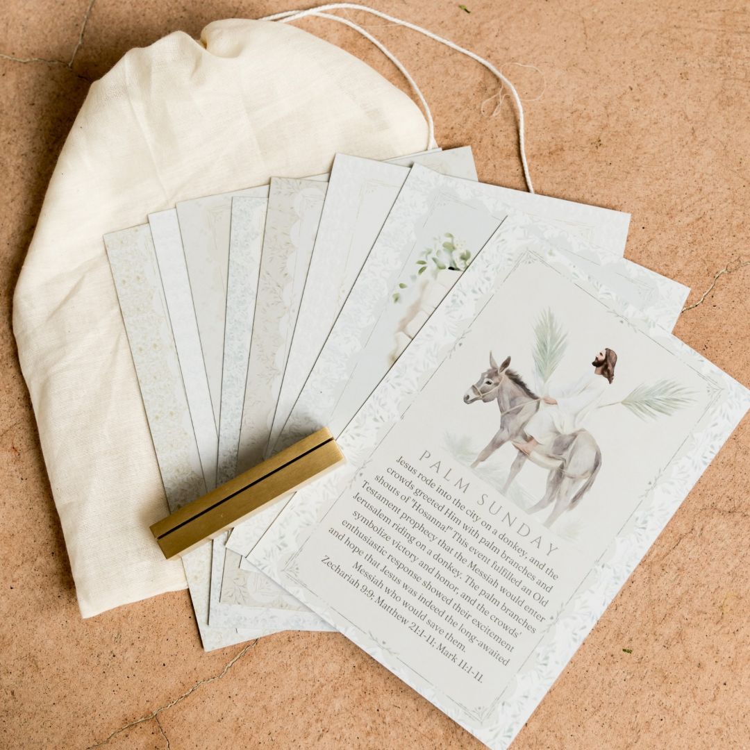 Easter Card Set & Gold Block