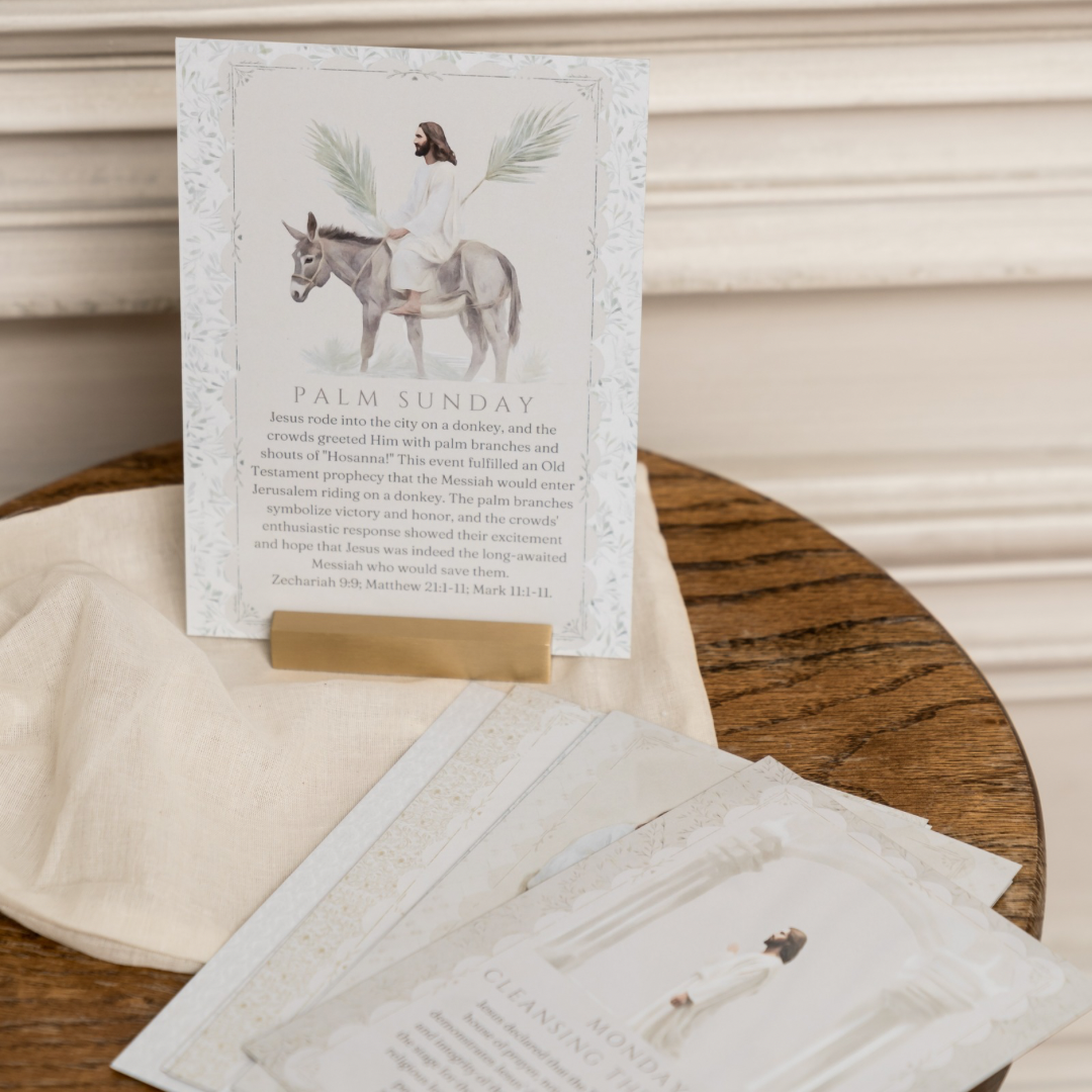 Easter Card Set & Gold Block