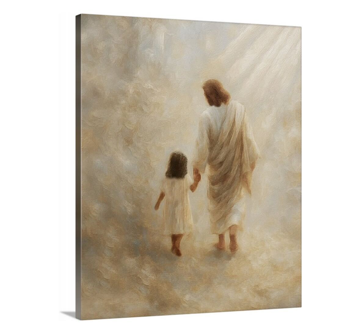 Safe Haven, Black Hair Girl - Canvas