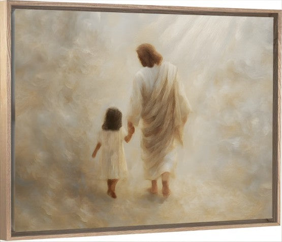 Safe Haven, Black Hair Girl - Canvas