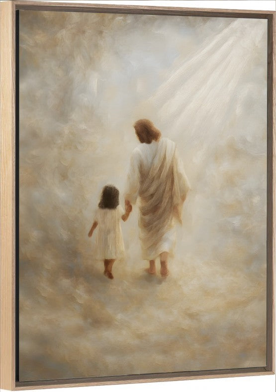 Safe Haven, Black Hair Girl - Canvas