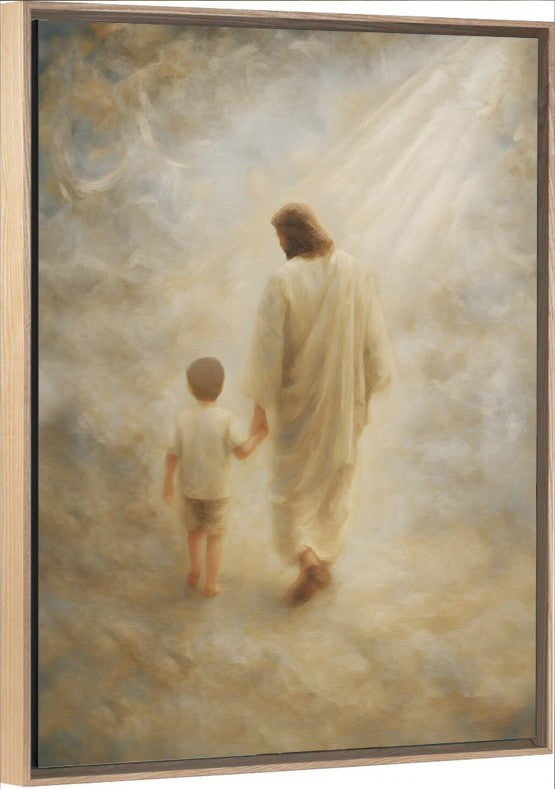 Safe Haven, Brunette Hair Boy - Canvas