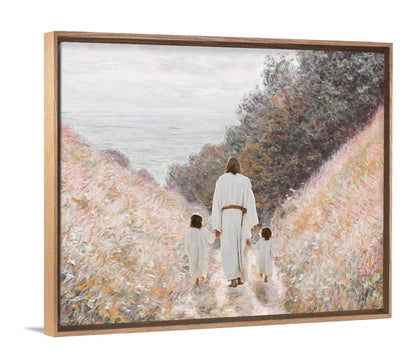 Consider The Lillies/Brunette - Canvas