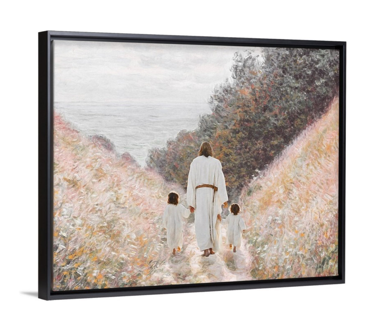 Consider The Lillies/Brunette - Canvas