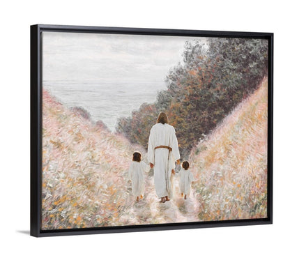 Consider The Lillies/Brunette - Canvas