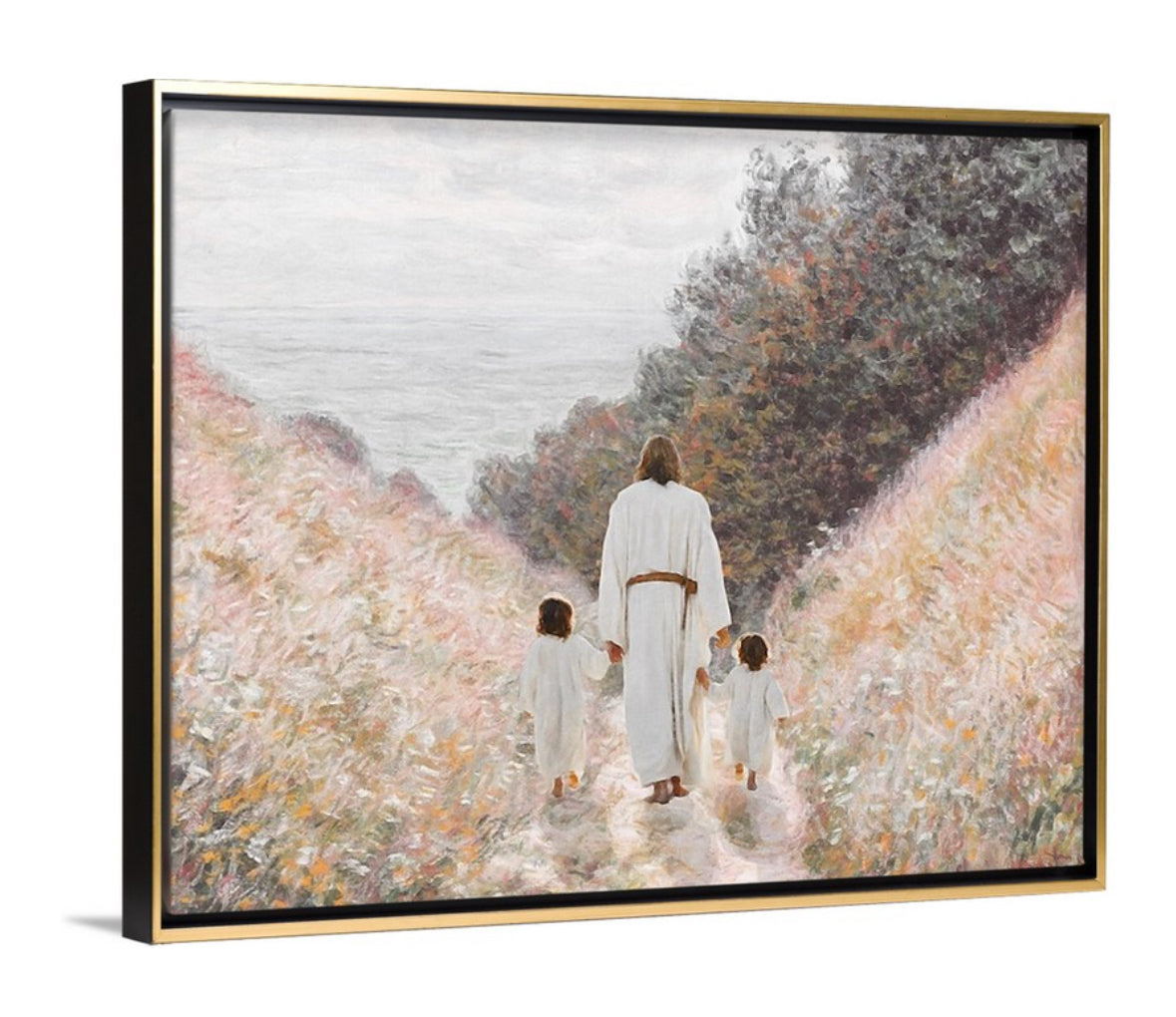 Consider The Lillies/Brunette - Canvas