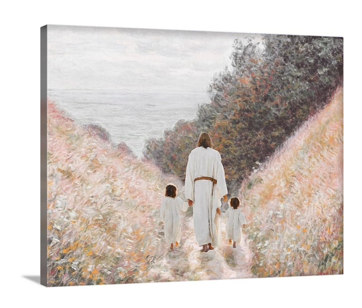 Consider The Lillies/Brunette - Canvas