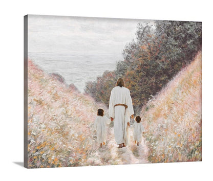 Consider The Lillies/Brunette - Canvas