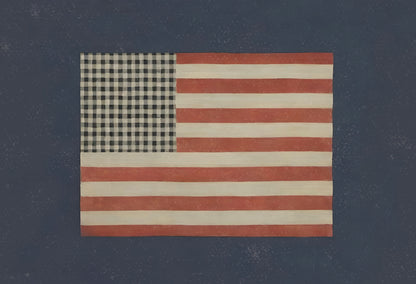 Vintage American Flag - Print