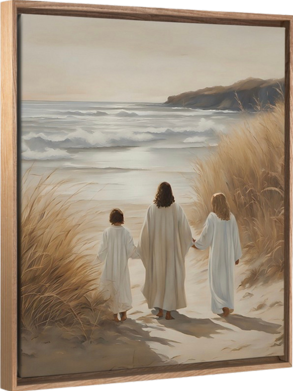 Footprints Of Faith - Canvas