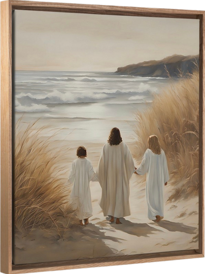Footprints Of Faith - Canvas
