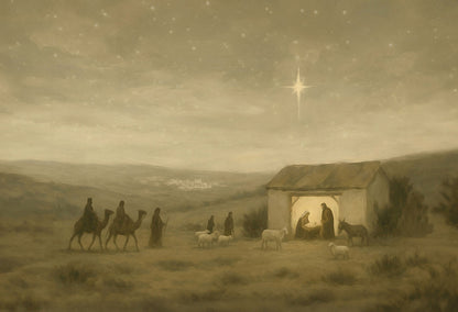 For Unto Us A Child Is Born - Print