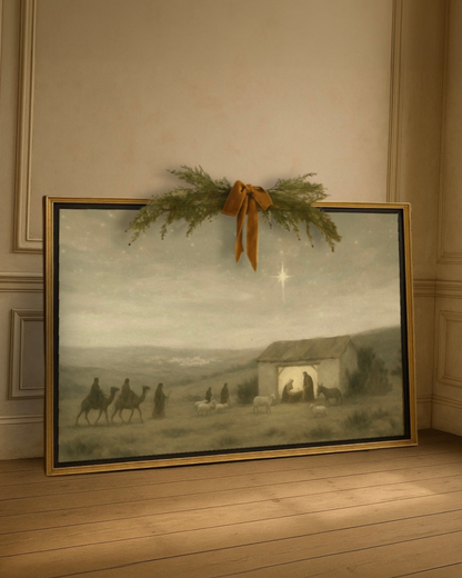 For Unto Us A Child Is Born - Canvas