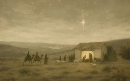 For Unto Us A Child Is Born - Print