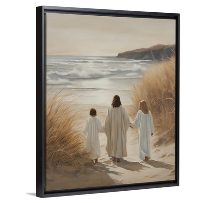 Footprints Of Faith - Canvas