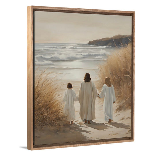 Footprints Of Faith - Canvas
