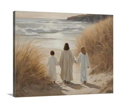 Footprints Of Faith - Canvas