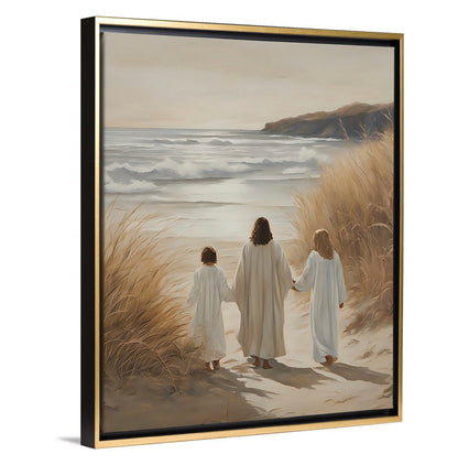 Footprints Of Faith - Canvas