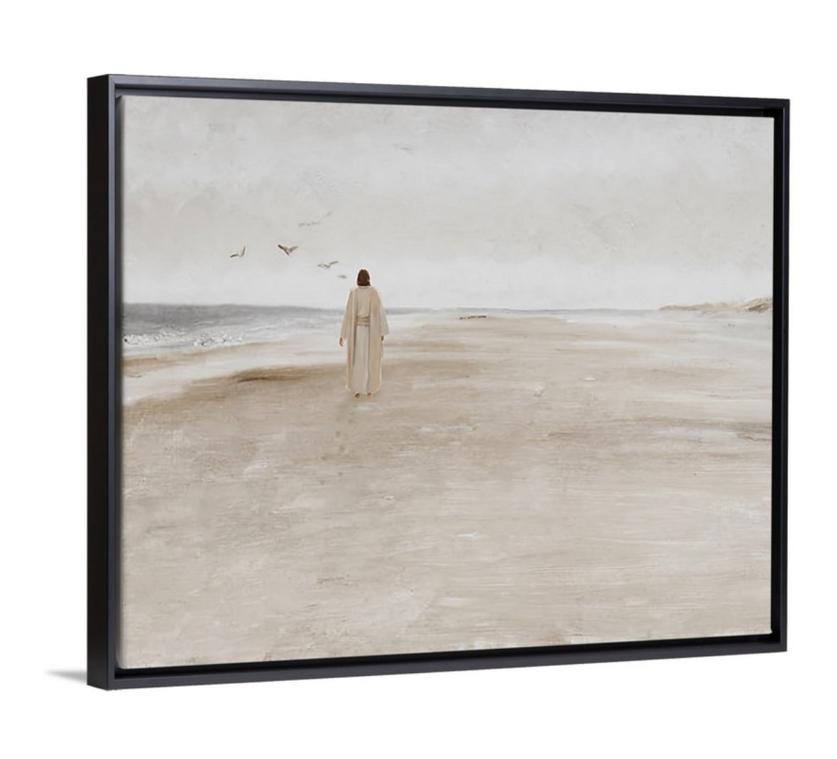 I Will Follow Thee - Frame Canvas - Black