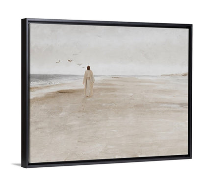 I Will Follow Thee - Frame Canvas - Black