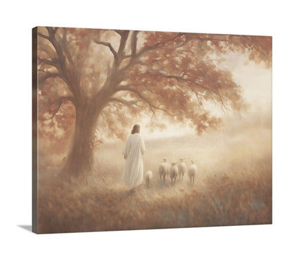He Knows His Sheep - Canvas