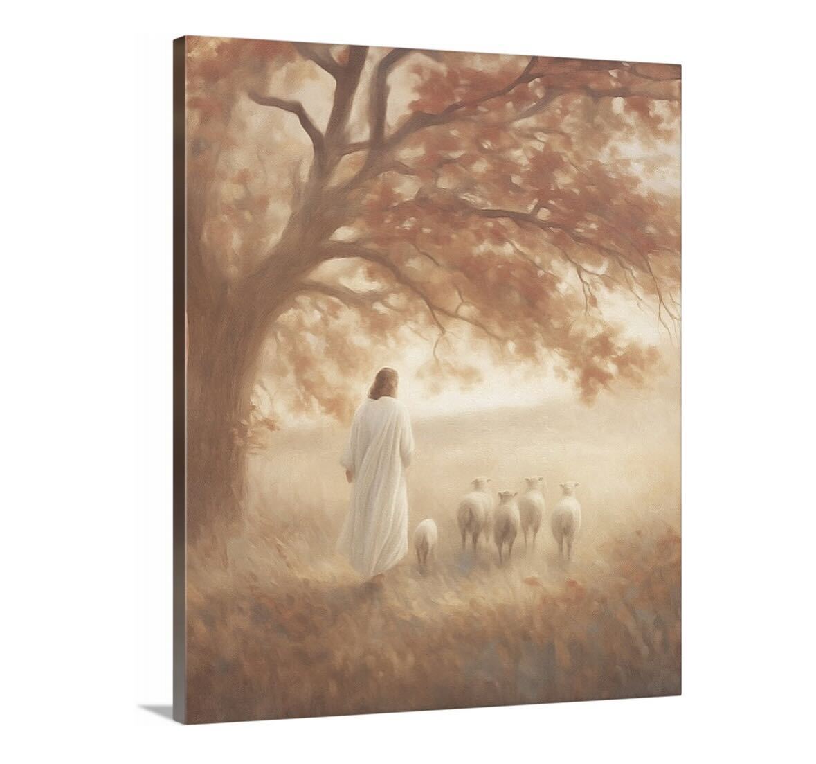 He Knows His Sheep - Canvas