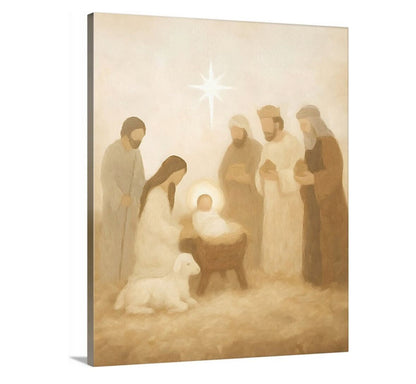 Manger Scene - Canvas