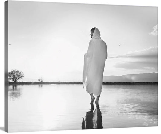 Peace Be Still B&W - Canvas