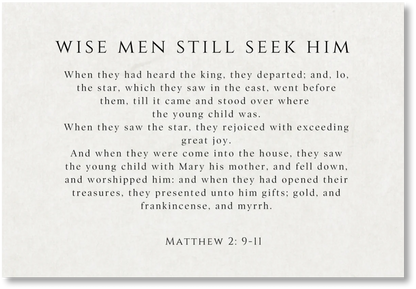 Seek Him - Print