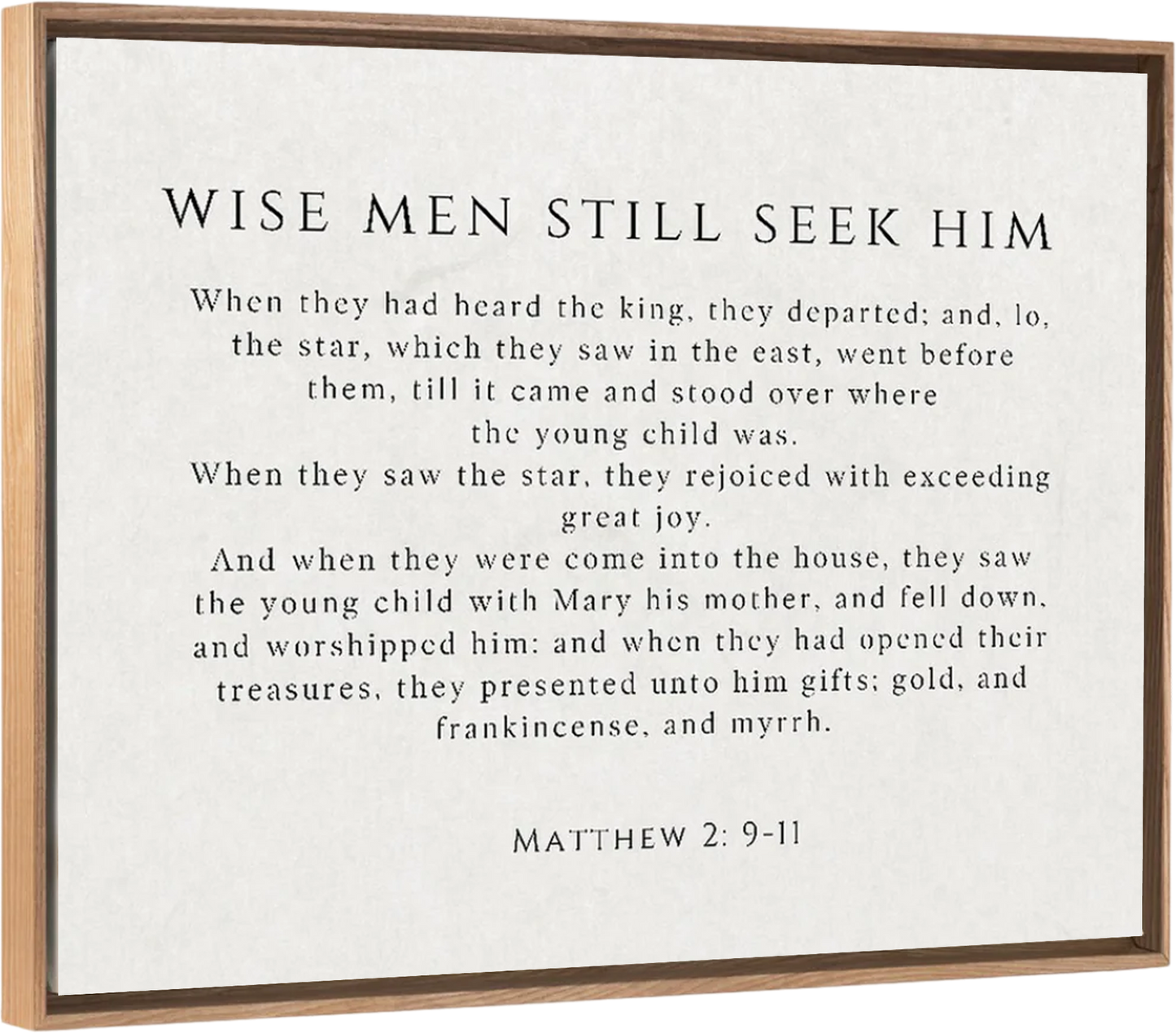 Seek Him - Canvas