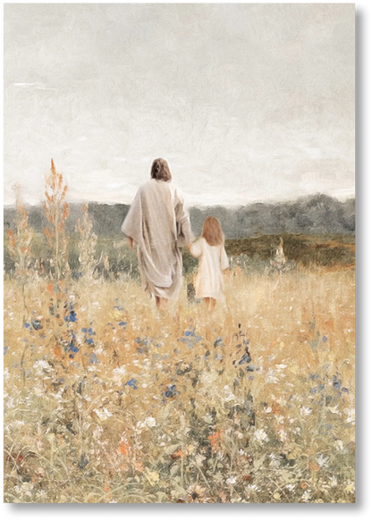 Steps of Faith, Girl - Print