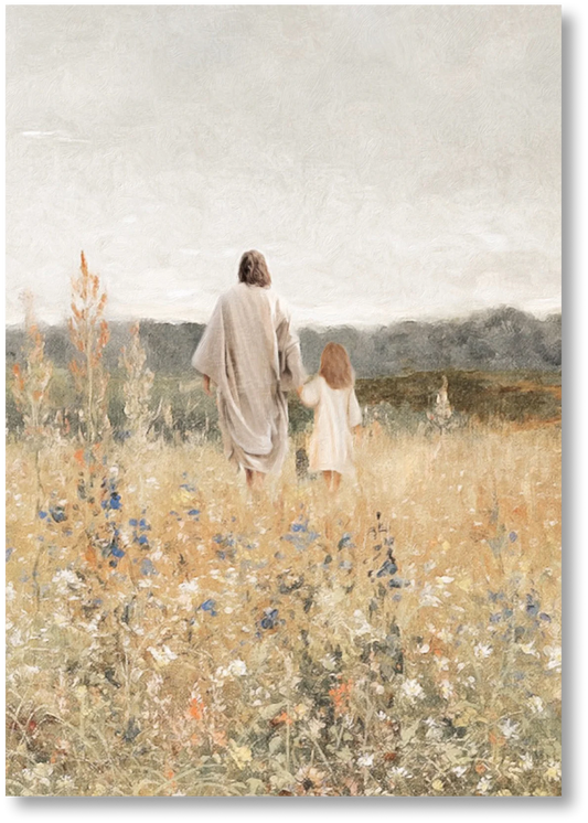 Steps of Faith, Girl - Print