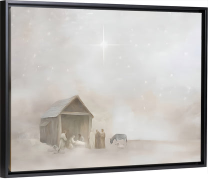 The Nativity Scene - Canvas