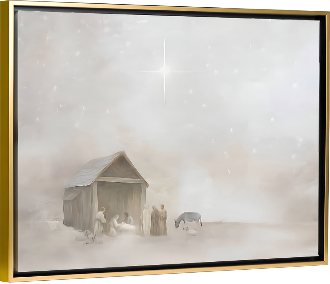 The Nativity Scene - Canvas