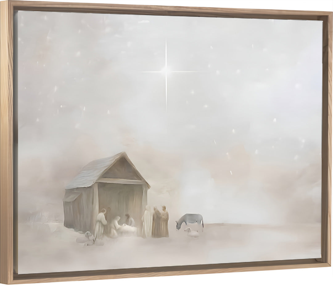 The Nativity Scene - Canvas