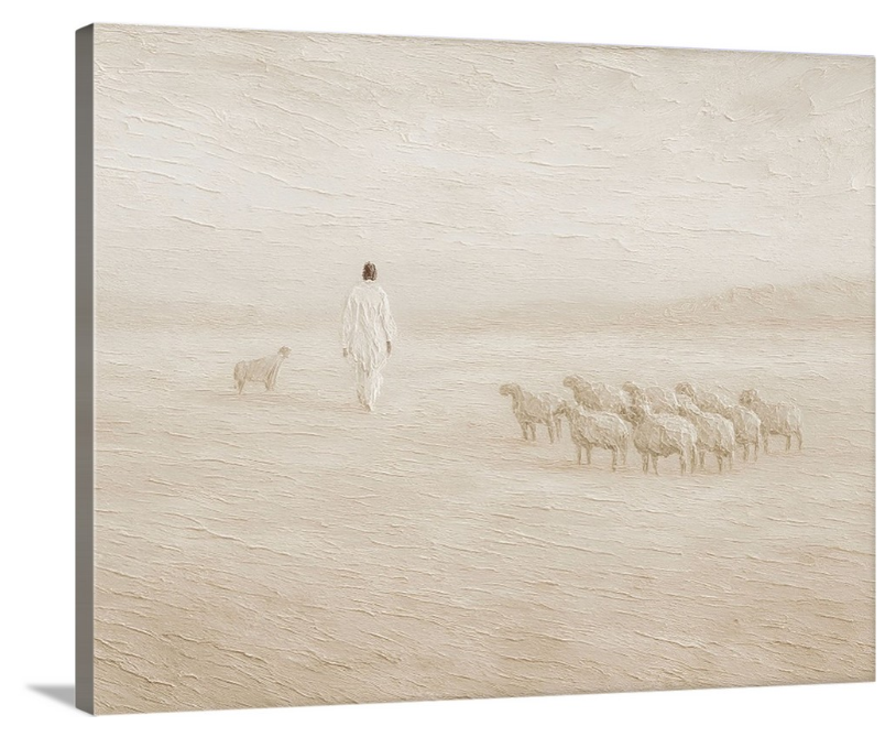 The Watchful Shepherd - Canvas