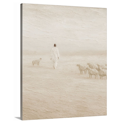The Watchful Shepherd - Canvas