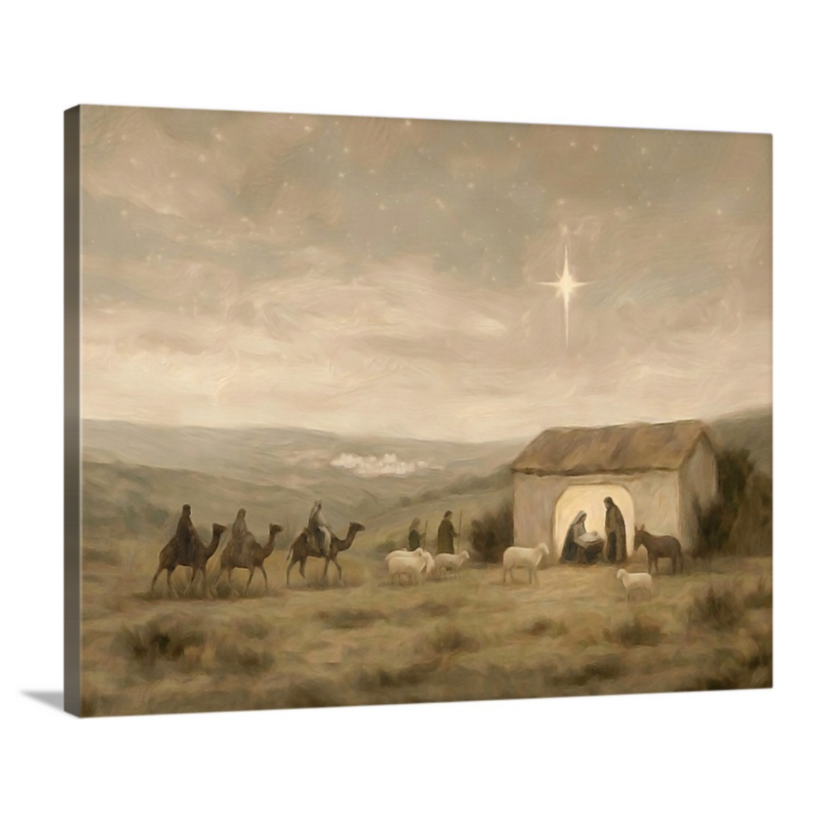 For Unto Us A Child Is Born - Canvas