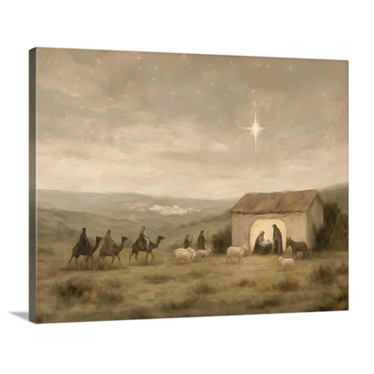 For Unto Us A Child Is Born - Canvas
