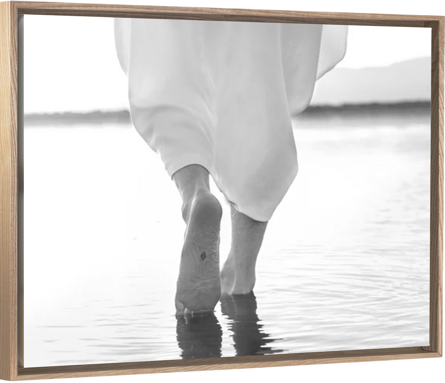 Walking On Water B&W - Canvas
