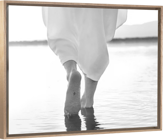 Walking On Water B&W - Canvas