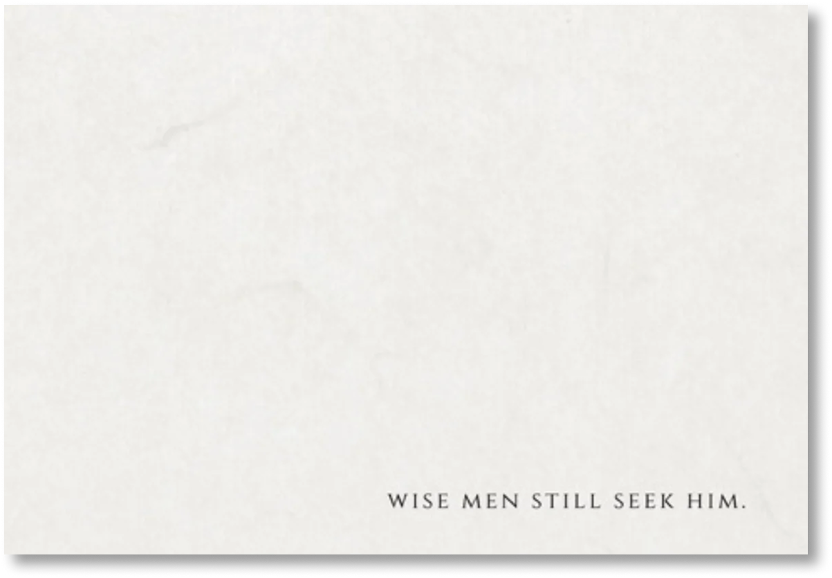 Wise Men Still Seek Him - Print