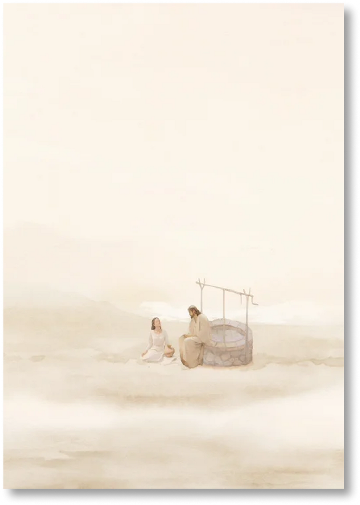 Woman At The Well - Print