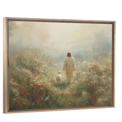 Called By Name - Light Wood Framed Canvas