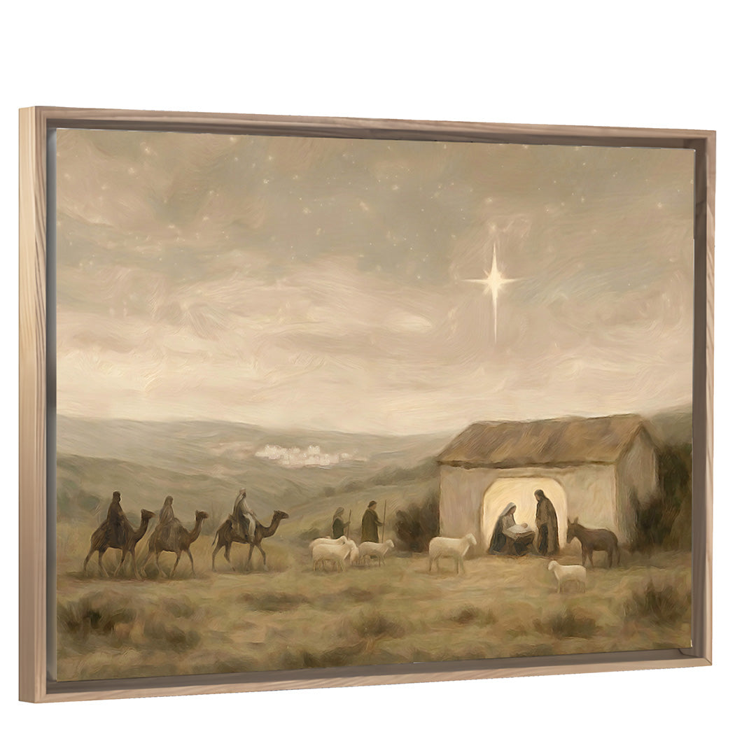 For Unto Us A Child Is Born - Canvas