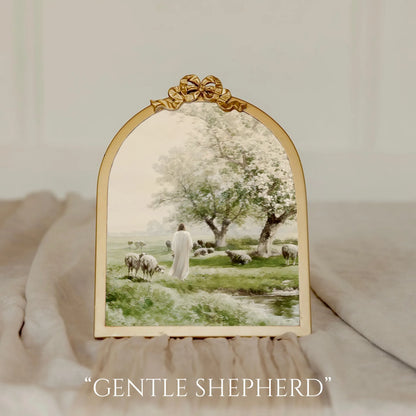 Vintage Ribbon Gold Frame - 5x7