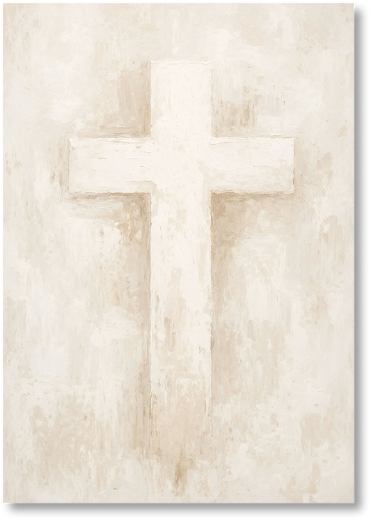 He Bore It All - Christ-Centered Wall Art Print