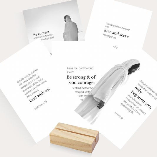 Thoughts Of Jesus & Wood Block