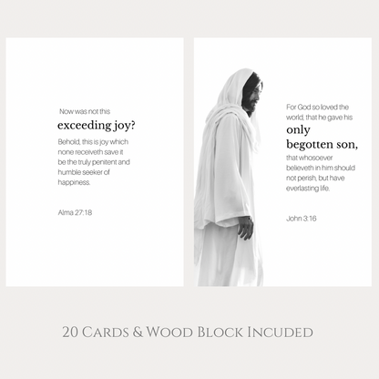 Thoughts Of Jesus & Wood Block